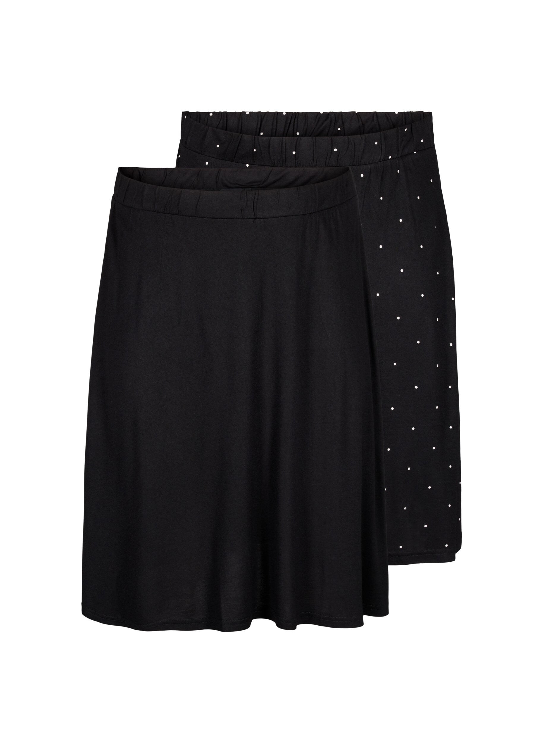 2-pack viskoosinen hame