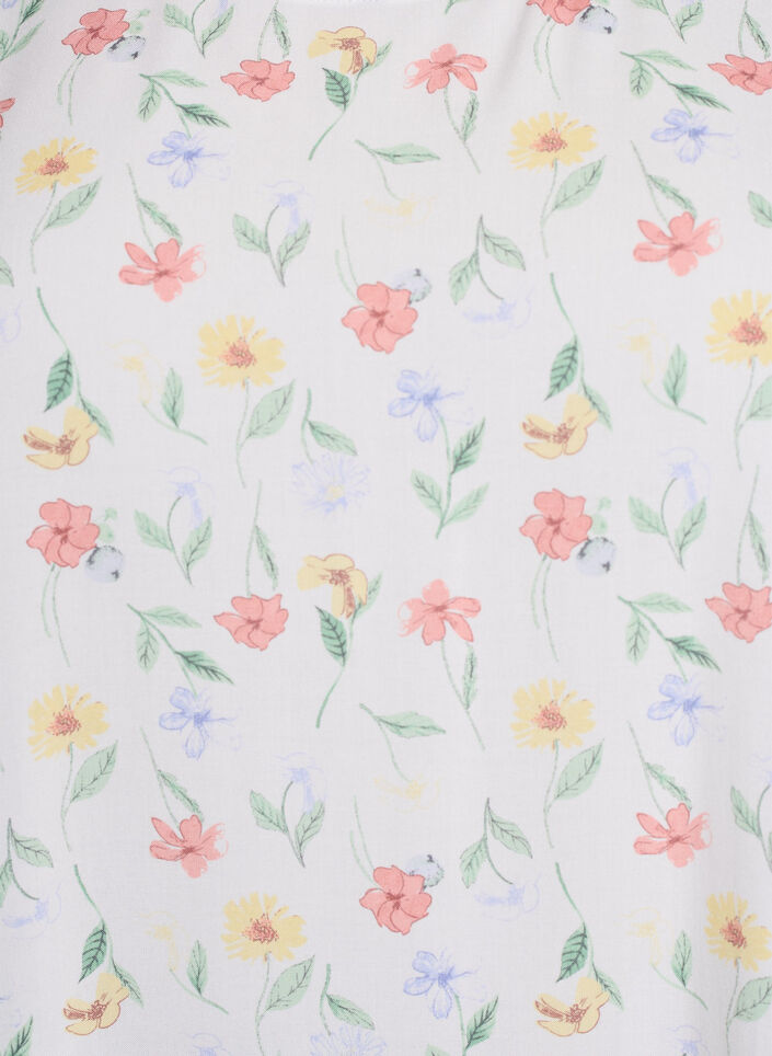 FLASH – Viskoosimekko leikkauslinjalla, Valkoinen, Packshot image number 2