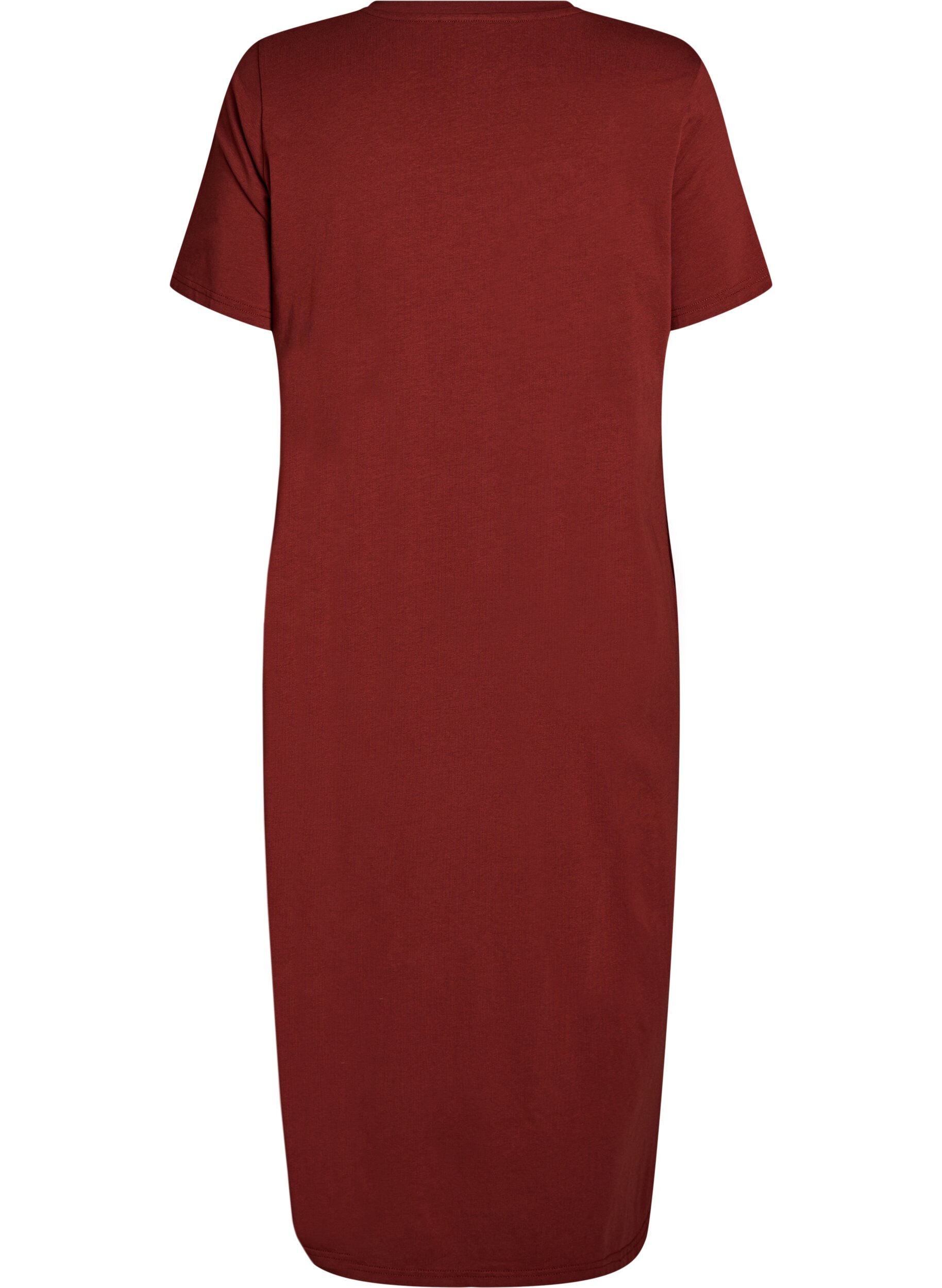 Zizzi V-aukkoiset midi T-paitamekot, 0426, Packshot image number 1