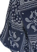 Viskoosipusero paisley-kuviolla ja pallohihoilla, Sininen, Packshot image number 3