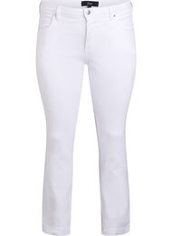 Slim fit Emily-farkut normaalilla vy&ouml;t&auml;r&ouml;ll&auml;, Valkoinen