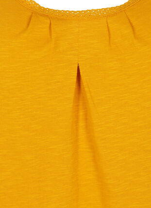 Pitsireunainen toppi, Golden Yellow, Packshot image number 2