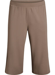 Korkeavy&ouml;t&auml;r&ouml;iset polvihousut rennolla istuvuudella, Ruskea