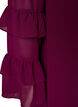 Lyhyt mekko l&auml;pikuultavilla r&ouml;yhel&ouml;hihoilla, Violetti, Packshot image number 3