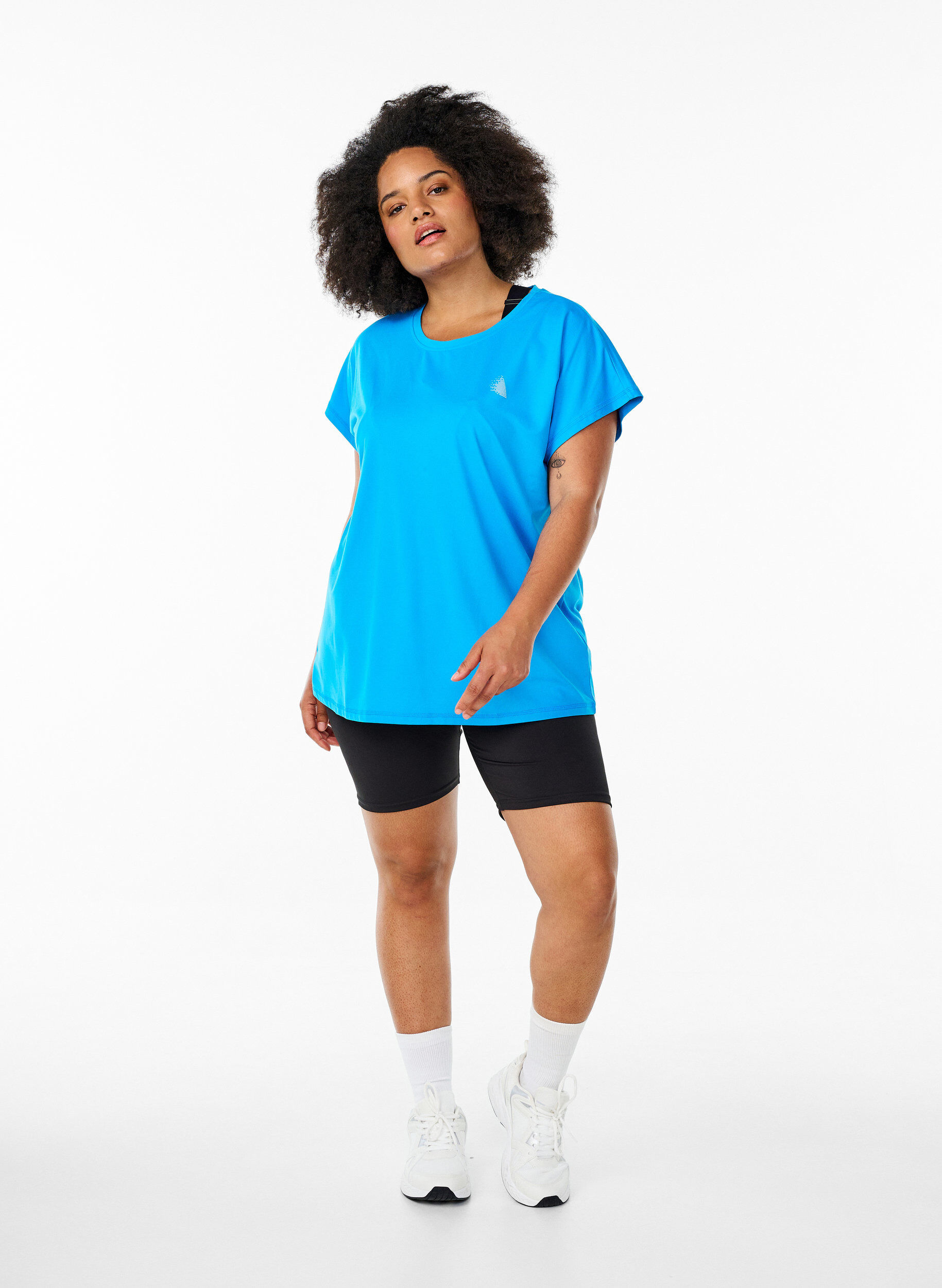 ZizziYksiv&auml;rinen treeni-T-paita, Sininen, Model image number 1