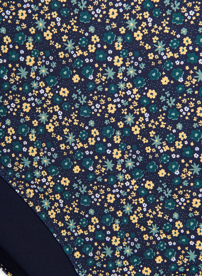 Bikinialaosat printillä ja korkealla vyötäröllä, Vihreä, Packshot image number 2