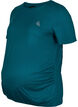 Äitiys t-paita treeniin, Deep Teal, Packshot image number 0