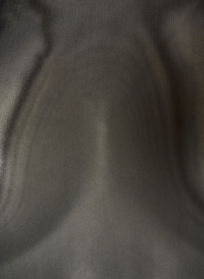 Verkkotoppi lyhyill&auml; hihoilla ja py&ouml;re&auml;ll&auml; p&auml;&auml;ntiell&auml;, Musta, Packshot image number 2