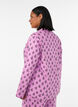 Puuvillainen pyjamapaita rintataskulla, Vaaleanpunainen, Model image number 2