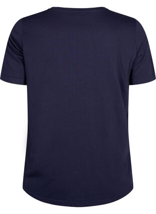 FLASH – kuviollinen t-paita, Navy Blazer Bloom, Packshot image number 1