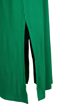 Hihaton raidallinen mekko viskoosia, Jolly Green, Packshot image number 3