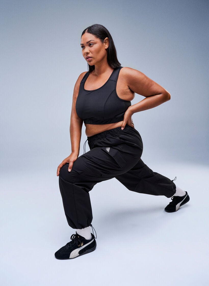 Urheiluliivit racerback-selkäosalla, Musta, Image image number 0