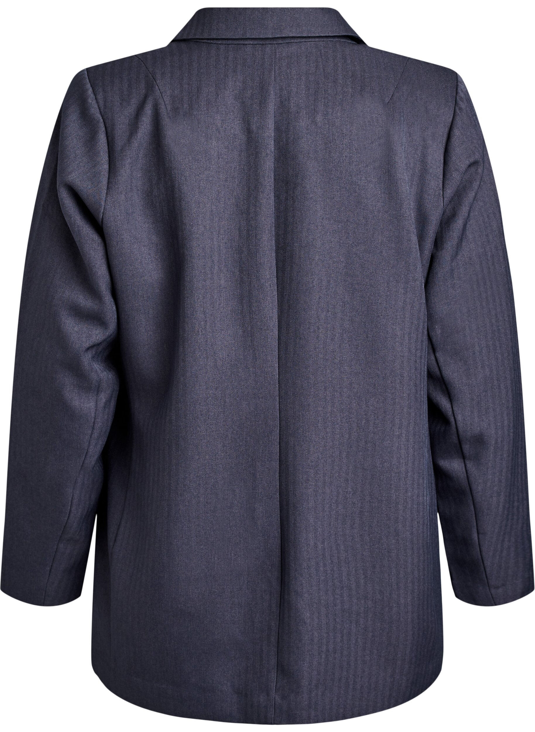 ZizziKlassinen bleiseri taskuilla, Harmaa, Packshot image number 1
