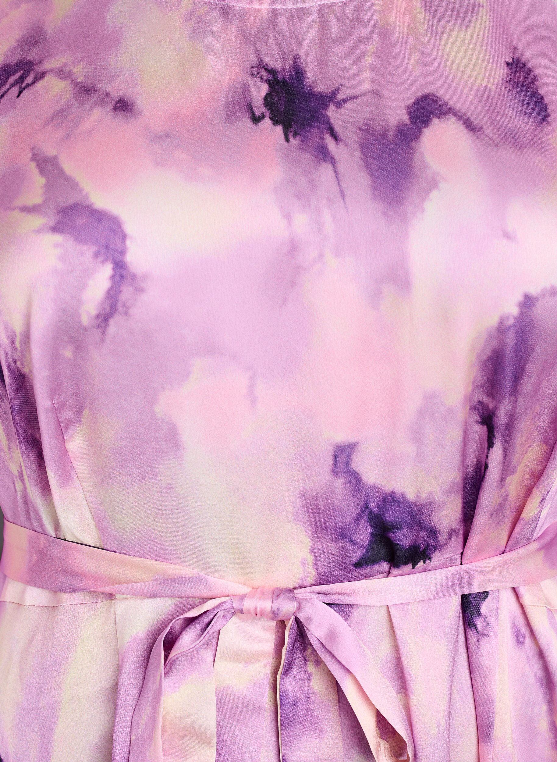 ZizziLyhythihainen juhlamekko vy&ouml;nauhalla, Violetti, Packshot image number 2