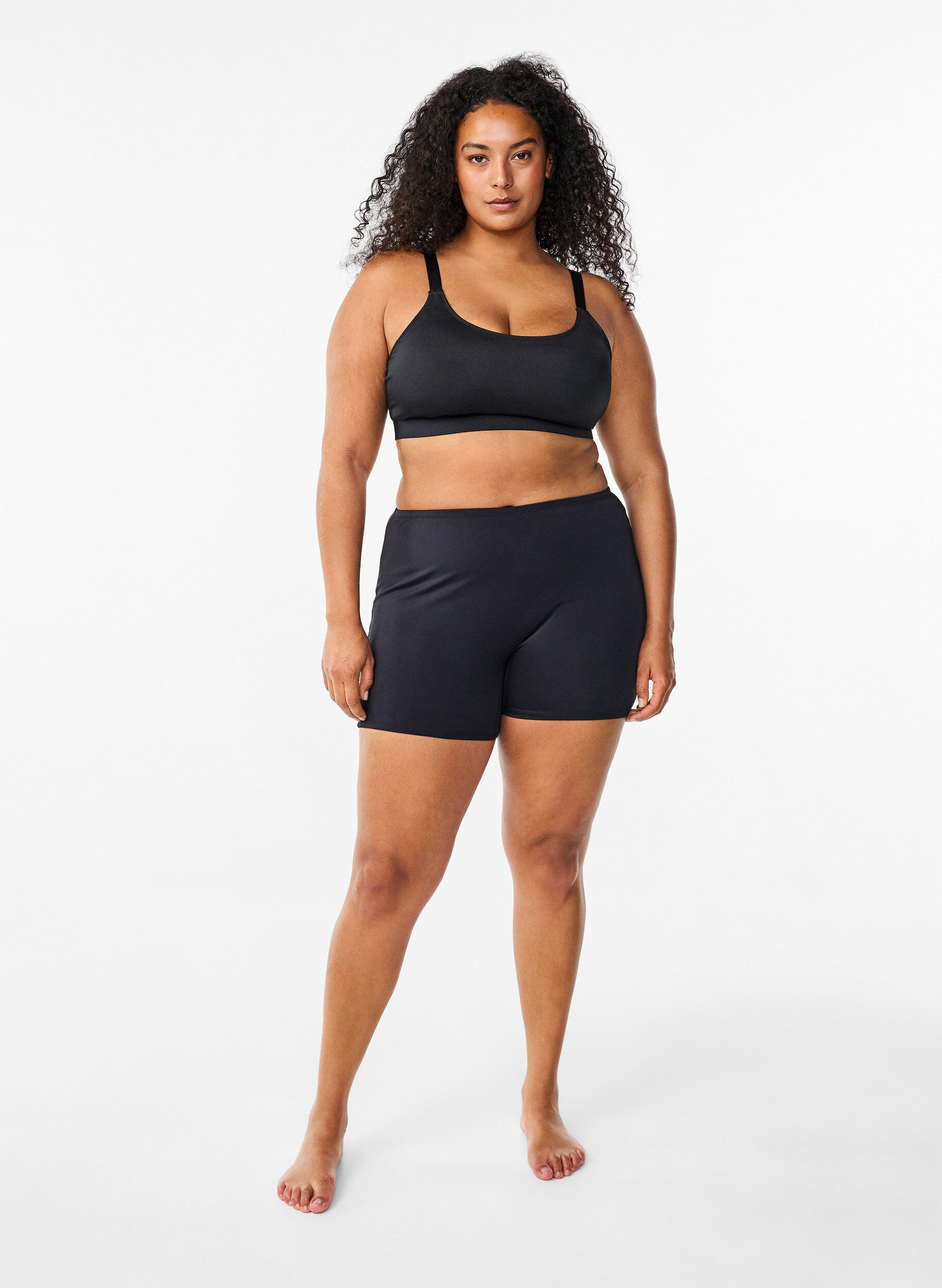 Zizzi Bikinishortsit, Musta, Model image number 1