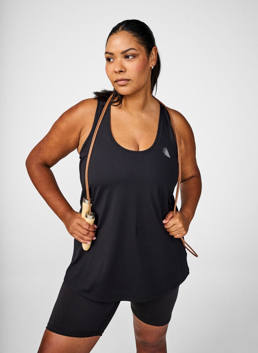 Treenitoppi painijansel&auml;ll&auml;, Musta, Image image number 0