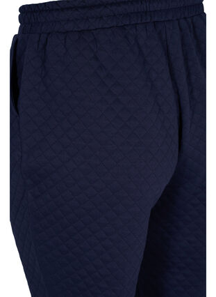 Kuvioidut housut nyörillä ja taskuilla, Navy Blazer, Packshot image number 3