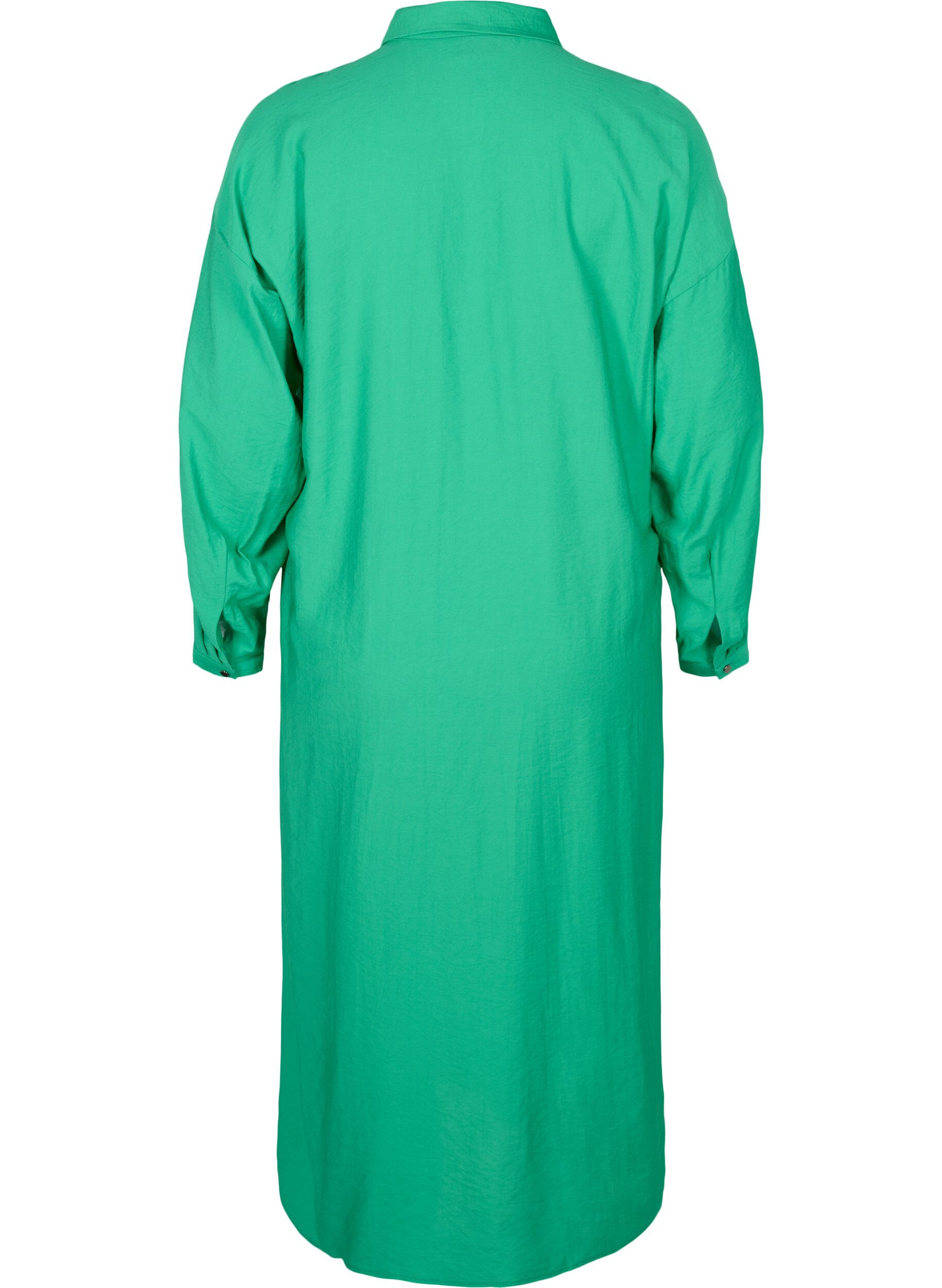 Zizzi Pitk&auml; viskoosipaita halkioilla, Mint, Packshot image number 1