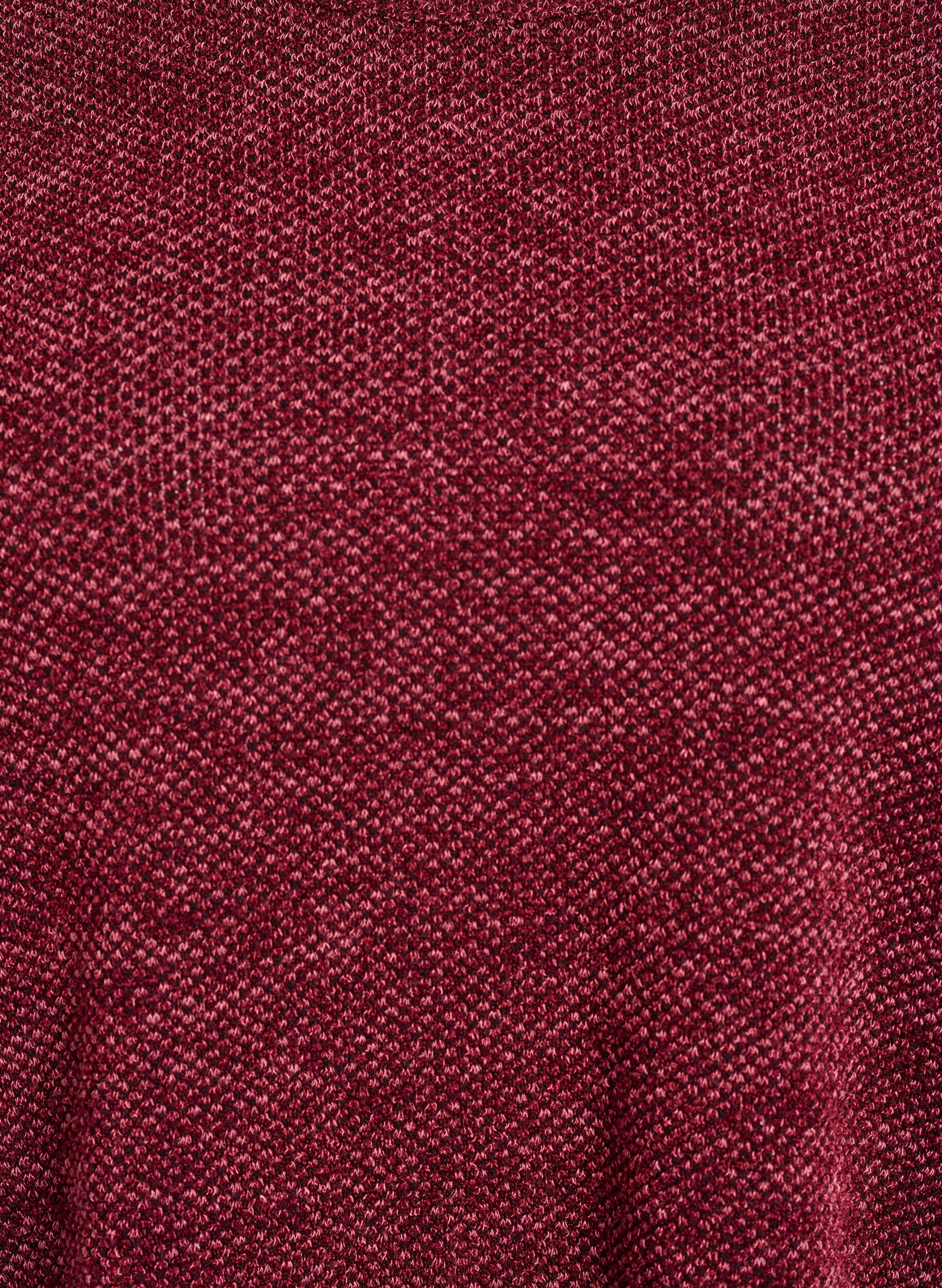 ZizziPitk&auml;hihaiset pusero rakenteella, Tumma Bordeaux, Packshot image number 2