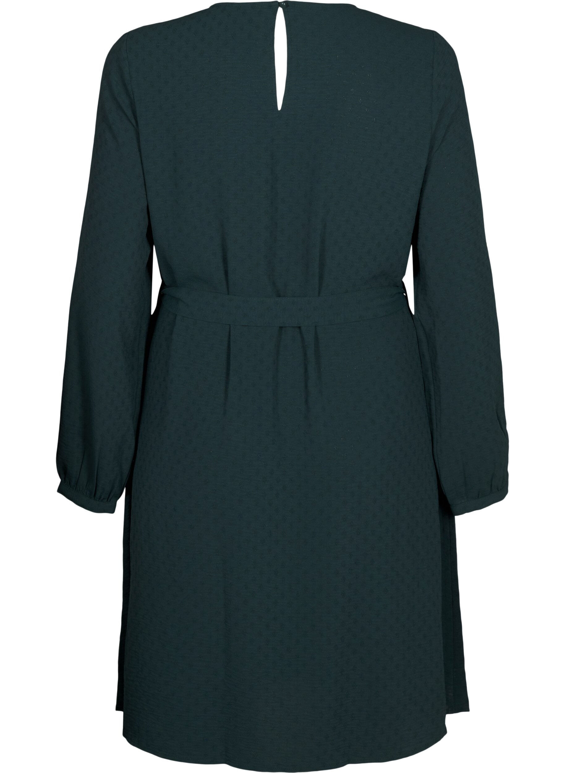 Zizzi Lyhyt kuvioitu mekko, jossa on vy&ouml;nauha, Scarab, Packshot image number 1