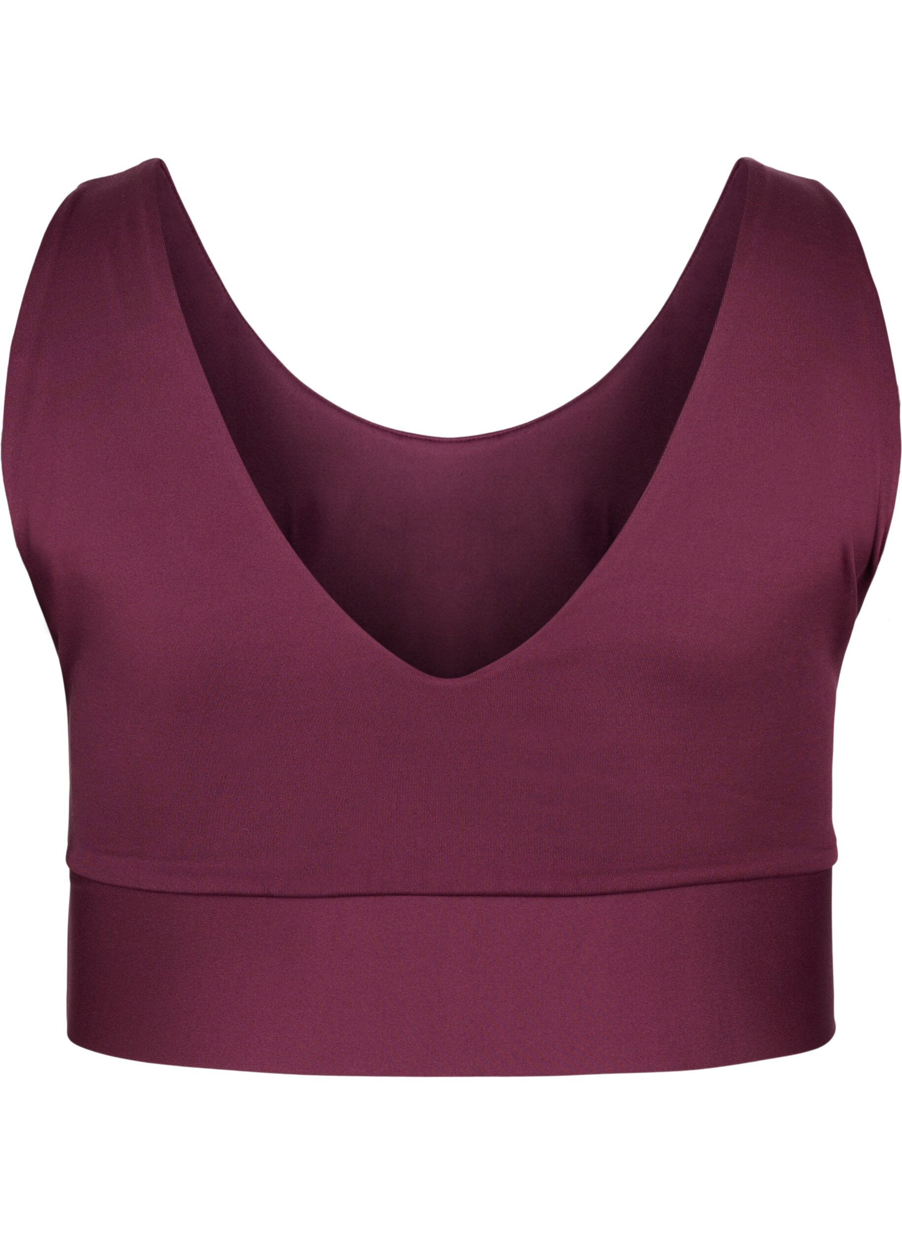 Zizzi CORE, MID SUPPORT SPORTS BRA - Urheilurintaliivit, Fig, Packshot image number 1
