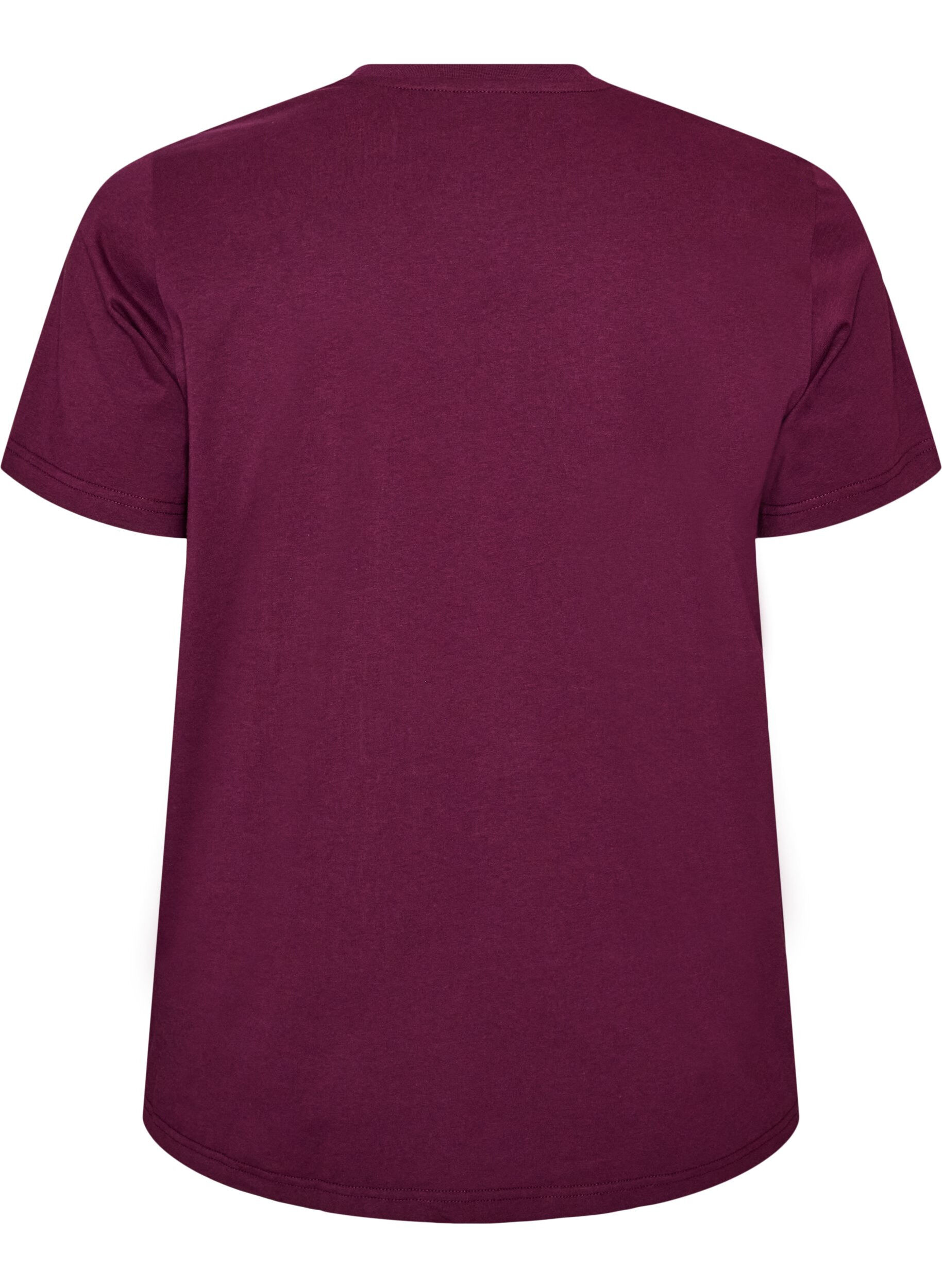 ZizziT-paita kukkakirjailulla ja strasseilla, Violetti, Packshot image number 1