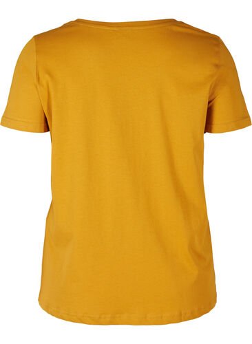 Puuvillainen t-paita painatuksella, Harvest Gold 72, Packshot image number 1