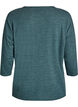 Jersey -pusero 3/4-hihoilla, Vihre&auml;, Packshot image number 3
