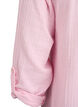 Paita puuvillamusliinissa, jossa broderie anglaise -kirjailu, Vaaleanpunainen, Packshot image number 3