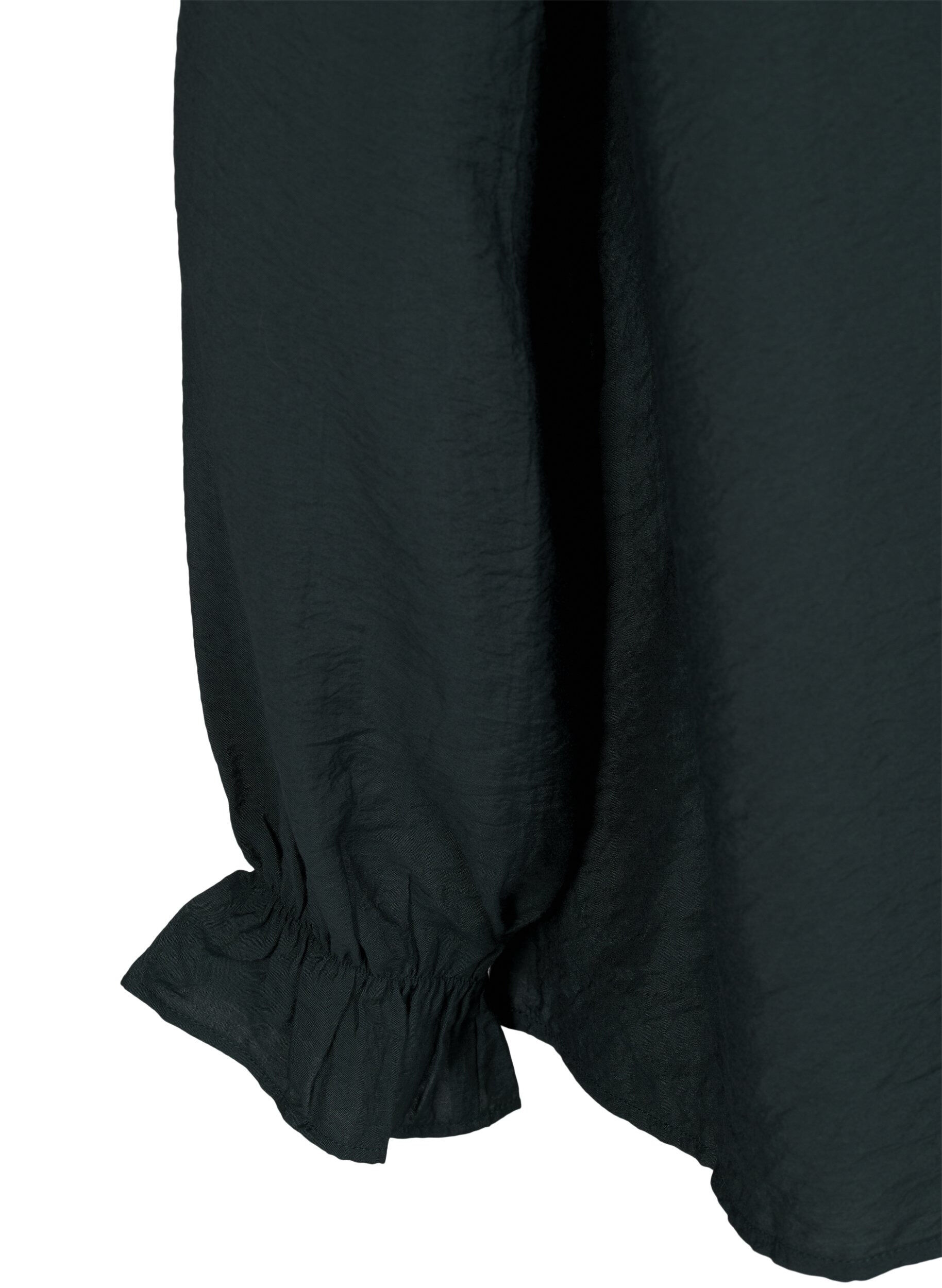 Zizzi Pitk&auml;hihainen pusero V-p&auml;&auml;ntiell&auml;, Scarab, Packshot image number 3