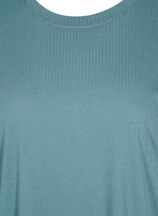 Lyhythihainen t-paita ribbimateriaalista , Goblin Blue, Packshot image number 2