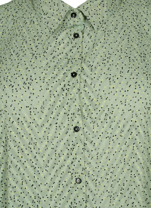 Pilkullinen paitamekko 3/4-hihoilla ja halkiolla, Seagrass Dot, Packshot image number 2