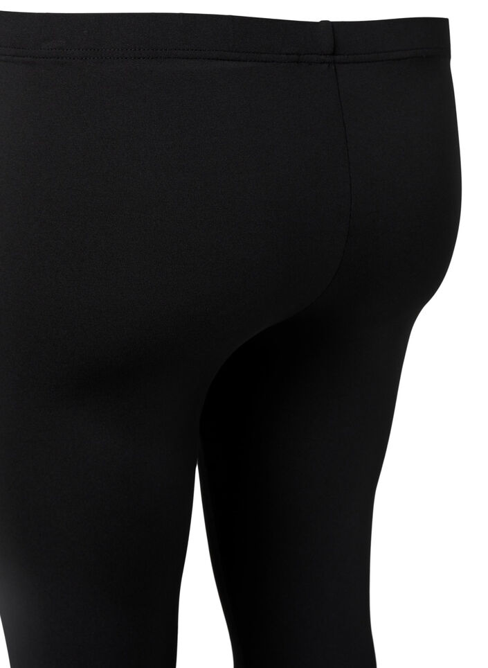 2-pack ¾-pituiset leggingsit, Musta, Packshot image number 3
