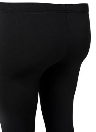 2-pack ¾-pituiset leggingsit, Black / Black, Packshot image number 3