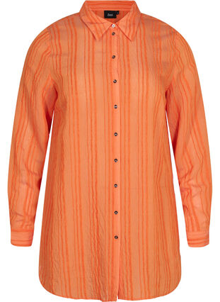 Pitkä raidallinen paita pitkillä hihoilla, Harvest Pumpkin, Packshot image number 0