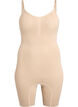 Shapewear-bodysuit avattavalla alaosalla, Beige, Packshot image number 0