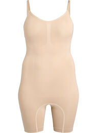 Shapewear-bodysuit avattavalla alaosalla, Beige
