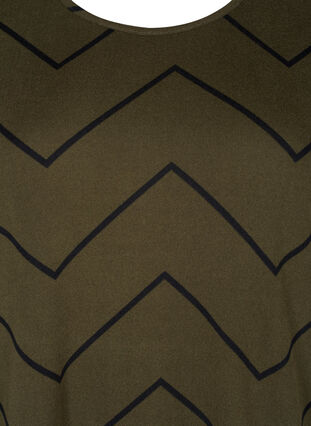 Kuosillinen pusero pitkillä hihoilla, Army Zig Zag, Packshot image number 2