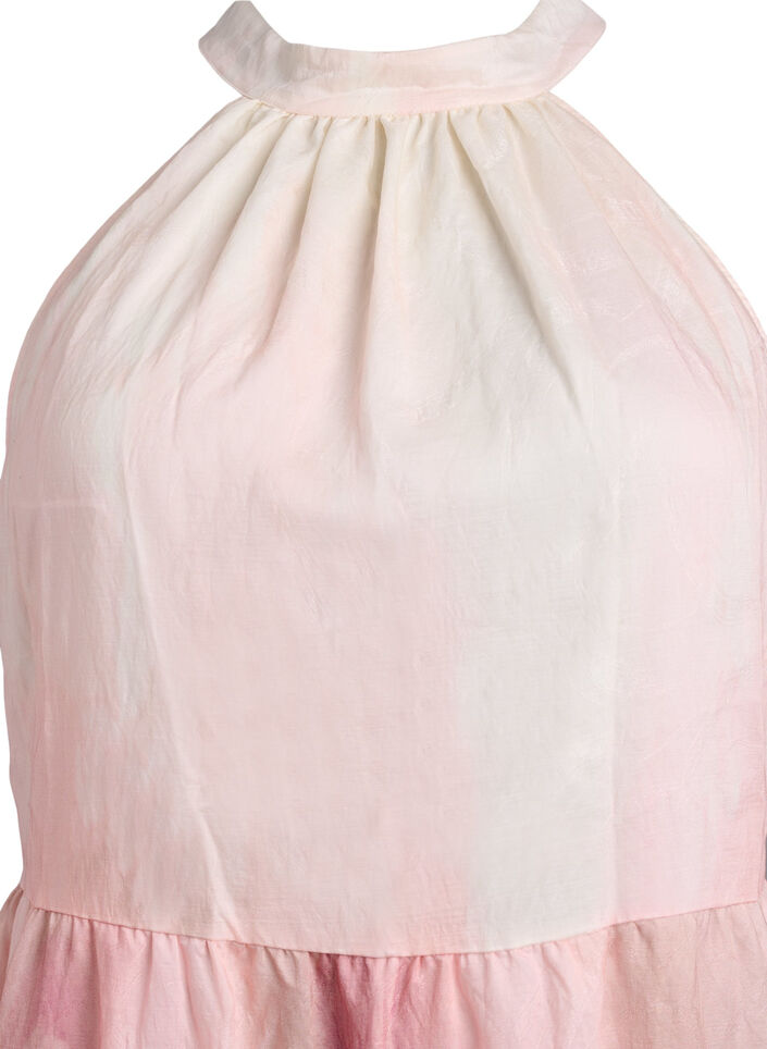 Midi-halterneck-mekko, Vaaleanpunainen, Packshot image number 2