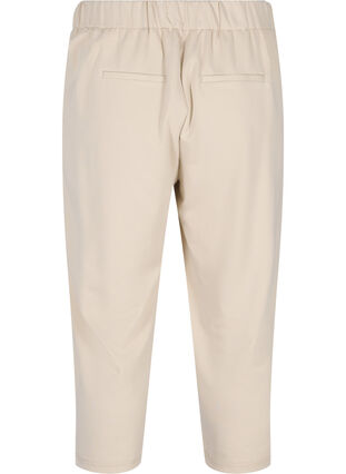 Yksiväriset culottes-housut taskuilla , Off White, Packshot image number 1