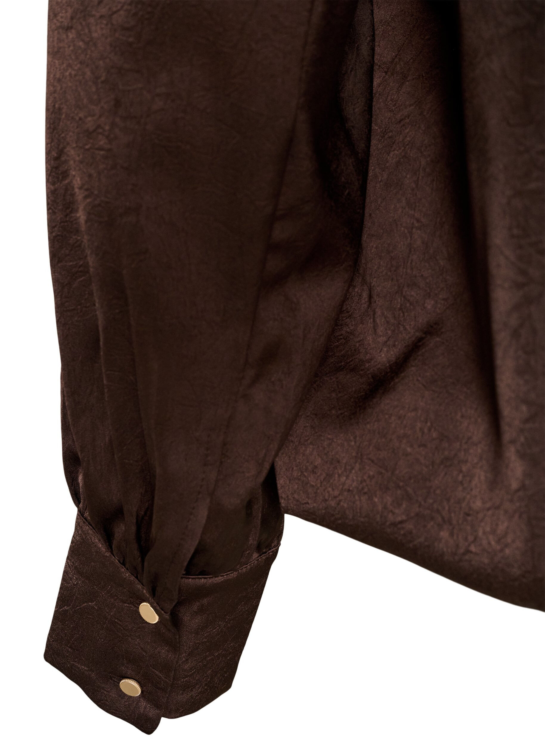 ZizziSatiinipusero pallomaisella mallilla, Ruskea, Packshot image number 3
