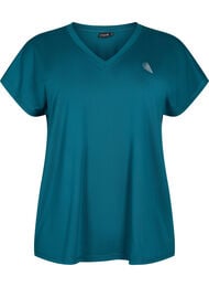 V&auml;lj&auml; treenipaita, jossa on V-p&auml;&auml;ntie, Vihre&auml;