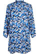 FLASH - Pitkähihainen mekko kukkakuosilla, Blue Purple Flower, Packshot image number 0