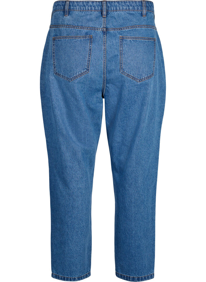 Korkeavyötäröiset Mille mom fit farkut, Light Blue Denim, Packshot image number 1