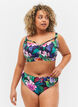 Korkeavyötäröinen bikinialaosa, Flower Print, Model image number 0