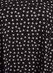 Lyhythihainen painokuvioitu puuvillamekko, Ruskea, Packshot image number 2