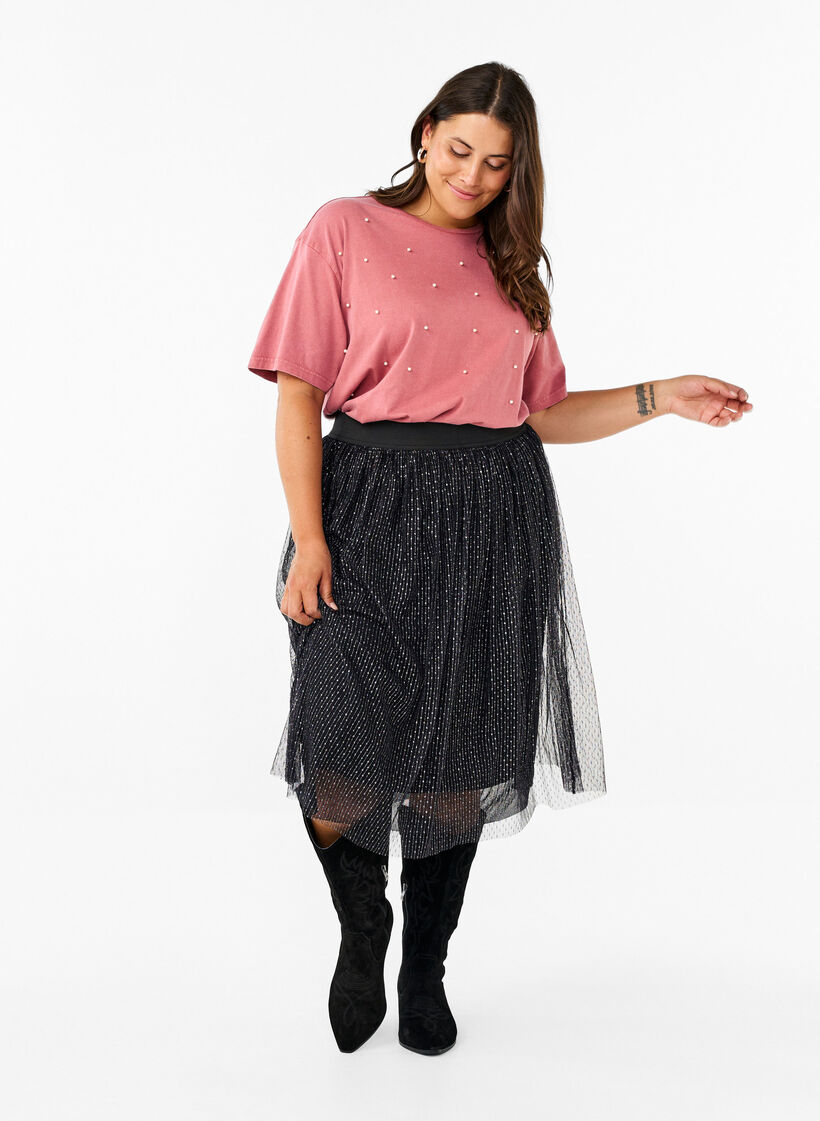 T-paita helmillä, Heather Rose Washed, Model image number 2