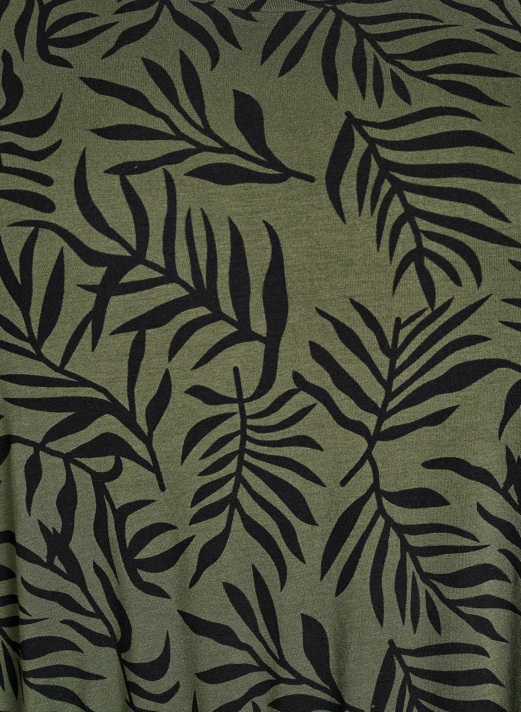 Zizzi Polvipituinen jerseymekko vy&ouml;t&auml;r&ouml;n solmimisvy&ouml;ll&auml;, Vihre&auml;, Packshot image number 2