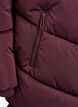 Pitk&auml; toppatakki, jossa huppu ja taskut, Tumma Bordeaux, Packshot image number 3
