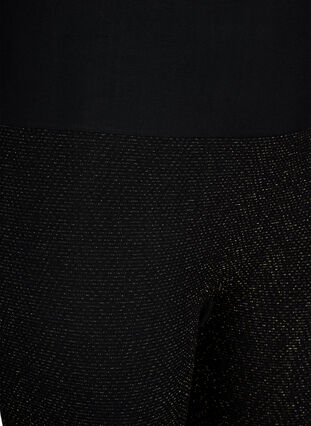 Saumattomat glitter-leggingsit, Black Gold Lurex, Packshot image number 2